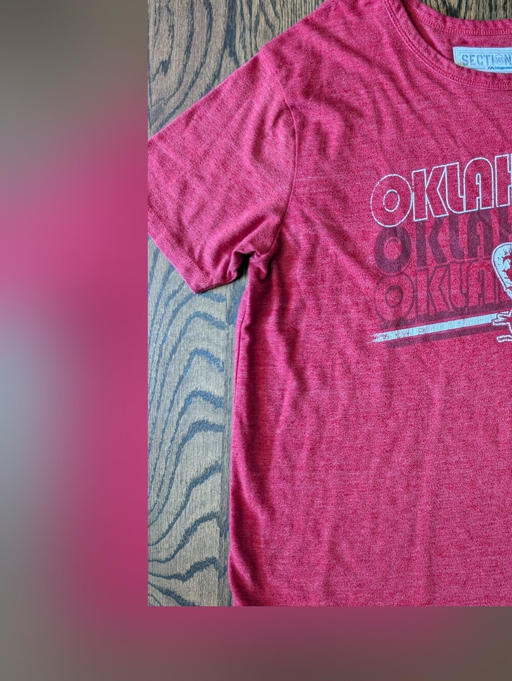 Men's Oklahoma Red Graphic Tee